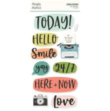 Simple Stories Foam Stickers 24/Pkg - Life Captured