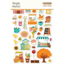Simple Stories Sticker Book 4X6 12/Pkg - Harvest Market