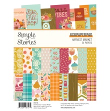 Simple Stories Double-Sided Paper Pad 6X8 - Harvest Market