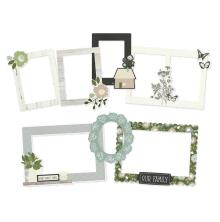 Simple Stories Layered Frames 6/Pkg - The Simple Life