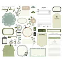 Simple Stories Bits &amp; Pieces Die-Cuts 31/Pkg - The Simple Life Journal