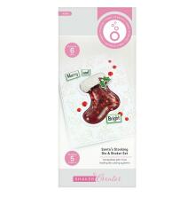 Tonic Studios Shaker Creator Die &amp; Shaker Set - Santas Stocking 4306E