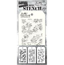 Tim Holtz Mini Layered Stencil Set 3/Pkg - Set 54