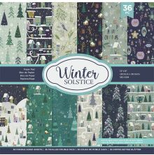 Crafters Companion 12X12 Paper Pad - Winter Solstice