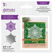 Gemini Elements Christmas Intricate Doily Die - Lace Edge Star