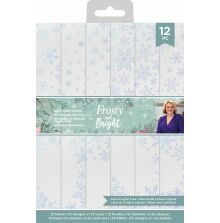 Sara Signature Luxury Foiled Card Pad 4X6 - Frosty and Bright