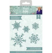 Sara Signature Sparkling Snowflakes Die Set - Frosty and Bright