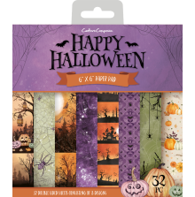 Crafters Companion 6X6 Paper Pad - Happy Halloween