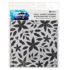 Simon Hurley create. Background Stamp 6X6 - Bold Holiday Blooms