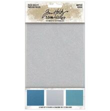 Tim Holtz Idea-Ology Adhesive Deco Sheets 4X6 12/Pkg - Winter TH94284