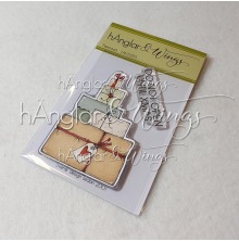 hnglar &amp; Wings Clear Stamps - Paketstack A7