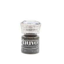 Tonic Studios Nuvo Embossing Powder - Carbon Sparkle 580N