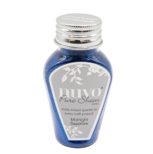 Tonic Studios Nuvo Pure Sheen Glitter - Midnight Sapphire 1119N