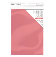 Tonic Studios Craft Perfect Mirror Card A4 - Italian Rose 8704E