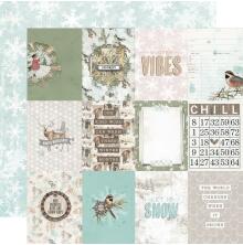 Simple Stories SV Winter Woods Cardstock 12X12 - 3X4 Elements