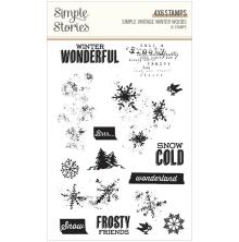 Simple Stories Clear Stamps - SV Winter Woods