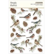 Simple Stories Sticker Book 4X6 12/Pkg - SV Winter Woods