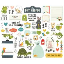 Simple Stories Bits &amp; Pieces Die-Cuts 49/Pkg - Pet Shoppe