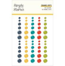 Simple Stories Enamel Dots 60/Pkg - Pet Shoppe