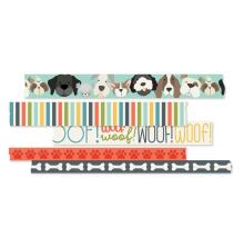 Simple Stories Washi Tape 5/Pkg - Pet Shoppe Dog