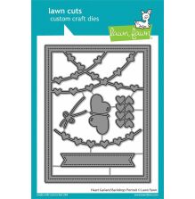 Lawn Fawn Dies - Heart Garland Portrait LF3022