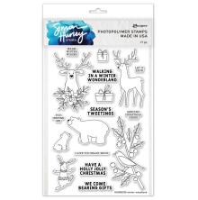 Simon Hurley create. Clear Stamps 6X9 - Winter Woodland