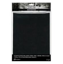 Tim Holtz Distress Mixed Media Heavystock 5/Pkg 8.5X11 - Black