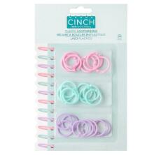 We R Memory Keepers Cinch Plastic Loop Binding 24/Pkg - Pastel