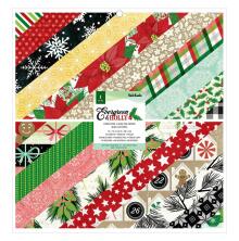 Vicki Boutin Paper Pad 12X12 48/Pkg - Evergreen &amp; Holly