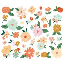 Simple Stories Bits &amp; Pieces Die-Cuts 33/Pkg - My Story Floral