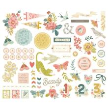 Simple Stories Bits &amp; Pieces Die-Cuts 67/Pkg - Wildflower