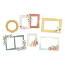 Simple Stories Layered Frames 6/Pkg - Wildflower