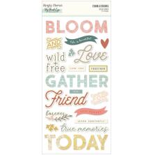 Simple Stories Foam Stickers 57/Pkg - Wildflower