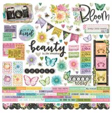 Simple Stories Sticker Sheet 12X12 - SV Life in Bloom