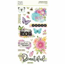 Simple Stories Chipboard Stickers 6X12 - SV Life in Bloom