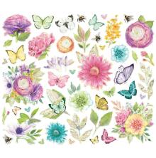 Simple Stories Bits &amp; Pieces Die-Cuts 45/Pkg - SV Life in Bloom Floral