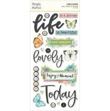 Simple Stories Foam Stickers 48/Pkg - SV Life in Bloom