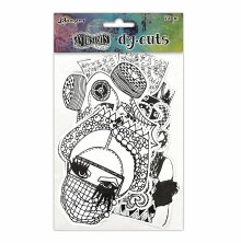 Dylusions Dy-Cuts 24/Pkg - Surviving