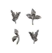 Tim Holtz Idea-Ology Metal Adornments 4/Pkg - Foliage TH94311