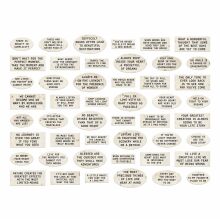 Tim Holtz Idea-Ology Quote Chips 48/Pkg - Labels TH94320