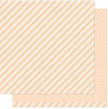 Lawn Fawn Stripes n Sprinkles Paper 12X12 - Oh My Orange LF2916