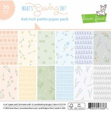 Lawn Fawn Petite Paper Pack 6X6 - What´s Sewing On? LF3118