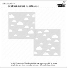 Lawn Fawn Stencils - Cloud Background LF3110