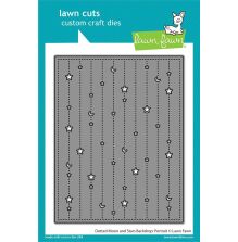 Lawn Fawn Dies - Dotted Moon and Stars Backdrop: Portrait LF3106