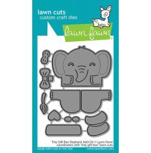 Lawn Fawn Dies - Tiny Gift Box Elephant Add-On LF3100