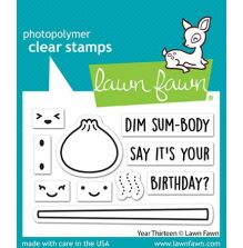 Lawn Fawn Clear Stamps 2X3 - Year Thirteen LF3084