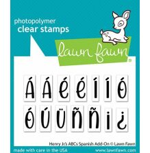 Lawn Fawn Clear Stamps 2X3 - Henry Jr.s ABCs Spanish Add-On LF3083