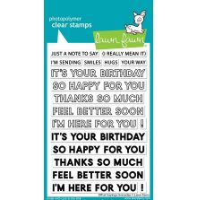 Lawn Fawn Clear Stamps 4X6 - Offset Sayings: Everyday LF3081