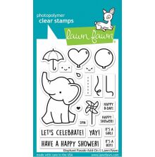 Lawn Fawn Clear Stamps 3X4 - Elephant Parade Add-On LF3067