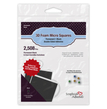 Scrapbook Adhesives 3L 3D Foam Squares - Micro Black